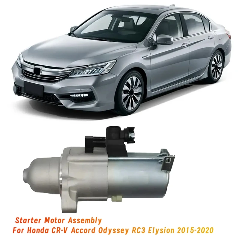 

Car Starter Motor Assembly 31200-5X6-J02 312005X6J03 For Honda CR-V Accord Odyssey RC3 Elysion 2015-2020 31200-5X6-J03 Parts