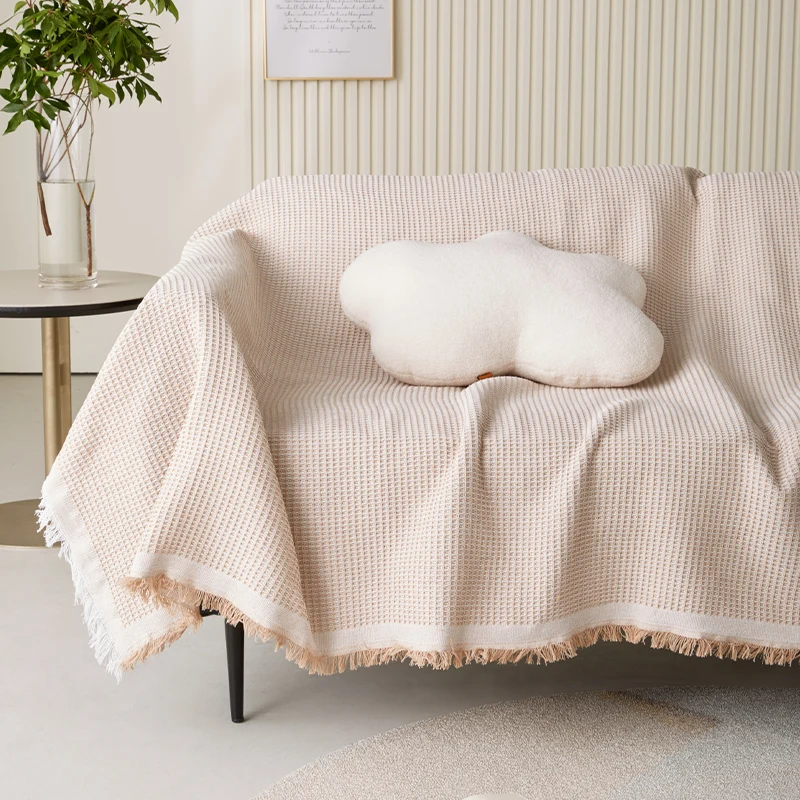 Europe Plaids Sofa Blanket Sofa Throw Thread Blanket Cotton Knitted Blanket  Solid Color Carpet Tapestry Towel Lounge Decoration - AliExpress