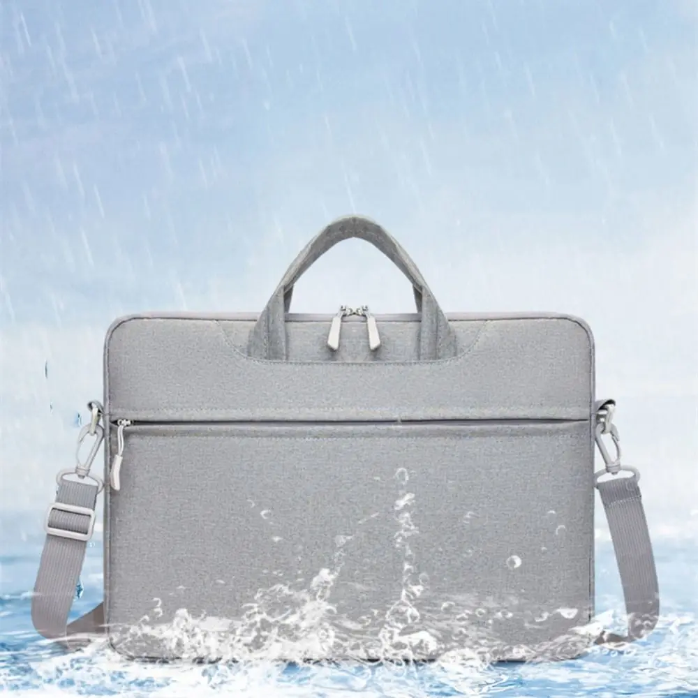 Tragbare 15,6-Zoll-Laptoptasche, wasserdichte, universelle Notebook-Tasche, wasserabweisende Computer-Aufbewahrungstasche für das Büro – Detail 9
