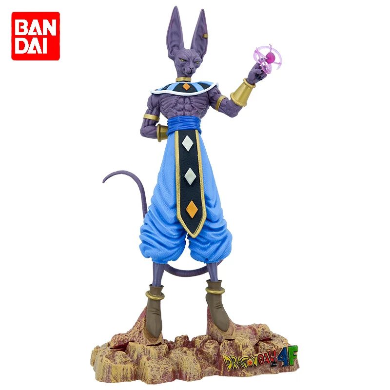 

Bandai Seven Dragon Ball Anime Peripheral Model God Of Destruction Beerus Hand-Made Monkey King With The Same Hand-Made