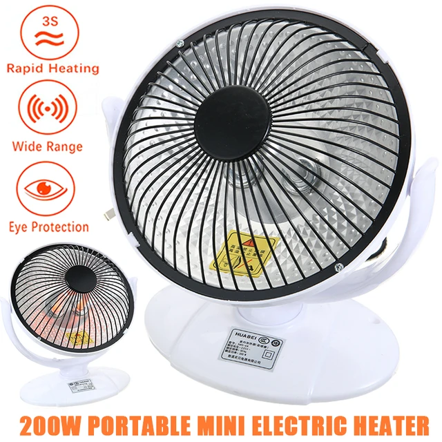 New 6 200W Mini Electric Heater Fan Winter Air Warmer Silent Desk Home  Office Portable Household Appliances - AliExpress
