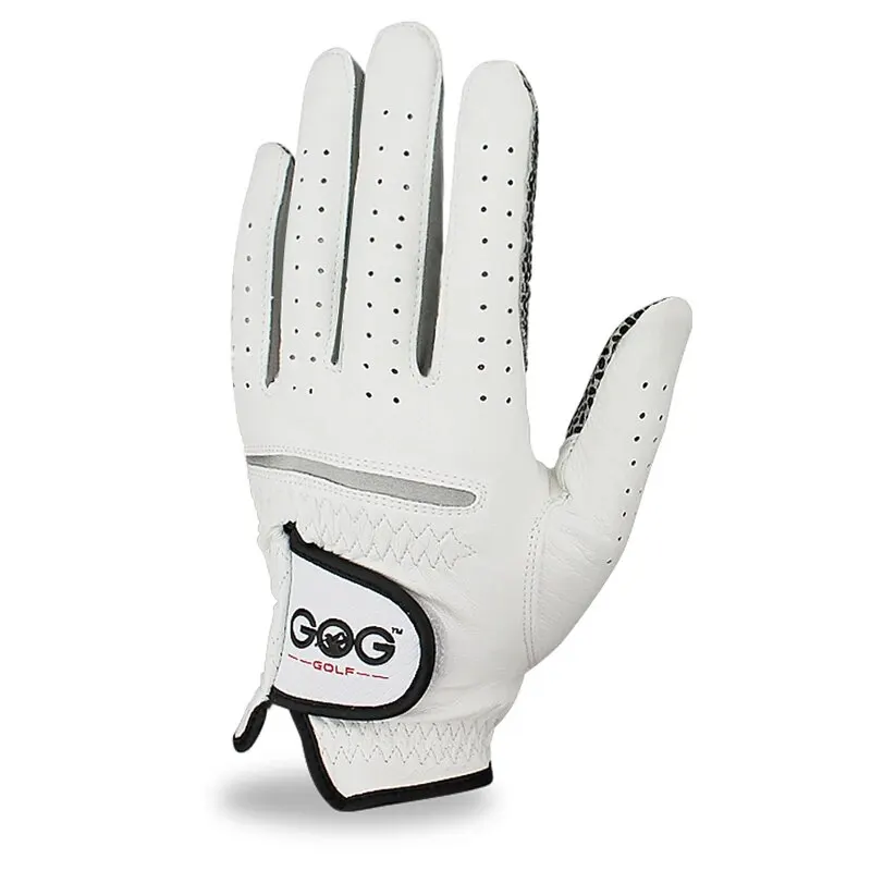 Men's Soft Breathable Sheepskin Golf Glove with Anti-Slip Grip
