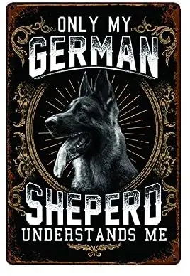 

Only My Germa Shepeerd Dog металлический знак Ретро винтажная табличка Настенный декор