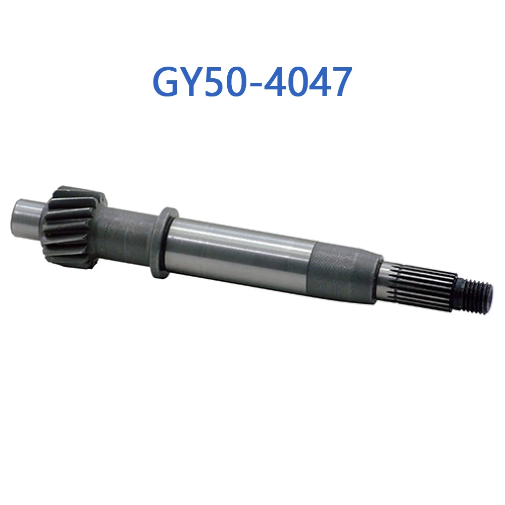 GY50-4047 GY6 50cc Driven Main Shaft For GY6 50cc 4 Stroke Chinese Scooter Moped 1P39QMB Engine gy6 50cc 80cc 4t scooter engine cylinder head cover eui euiirepair moped parts bike motorcycle modify gg gy650 drop shipping