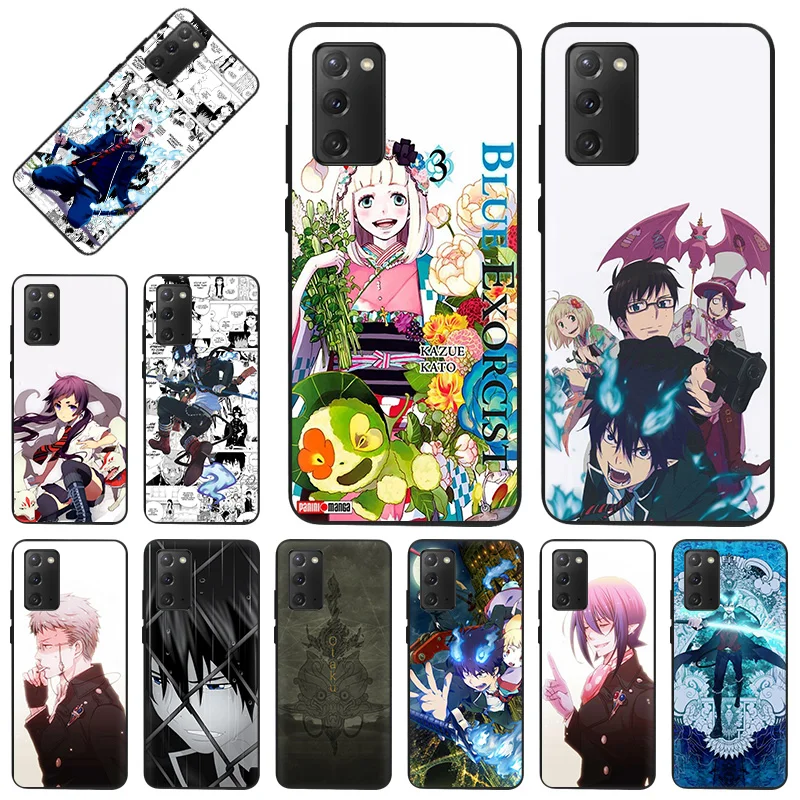 Чехол для телефона Samsung Galaxy S21 Ultra S20 FE S10 Plus 5G S9 Note 20 10 Lite 9 8 Ao no Exorcist аниме мягкий