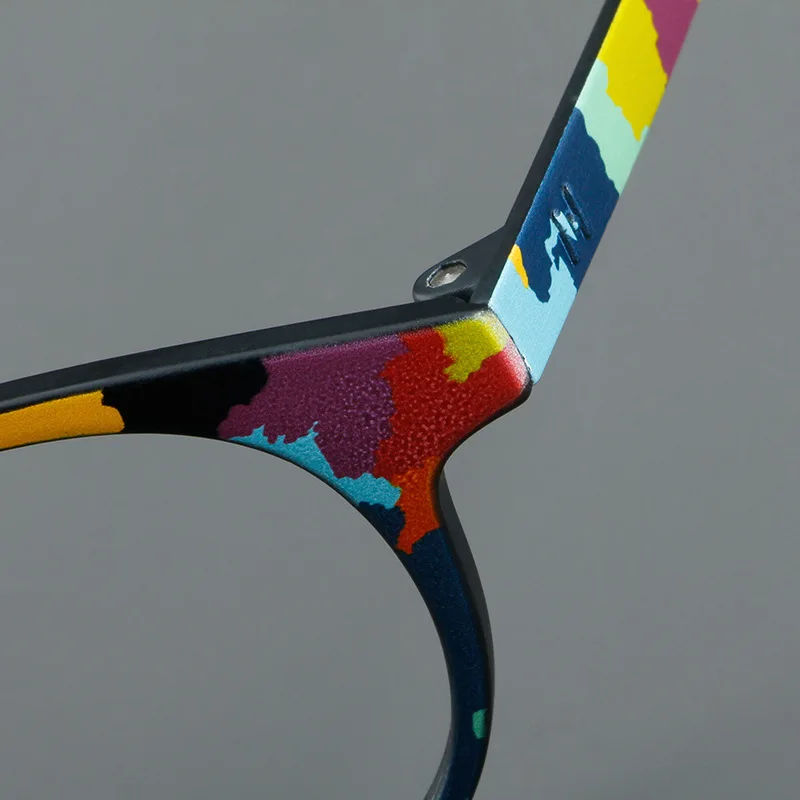 R57059 Regenbogen Tr90 Presbyopie Brillen Dame Trend Cat Eye Lesebrille Dioptrie +100 +200 +300 Optische Klare Brille – Detail 12