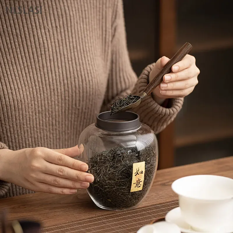Black Ceramic Tea Ceremony Six Gentlemen Home Tea Making Tools Storage Container Spoon Tongs Chinese Accessories tea cutter,tea needle set