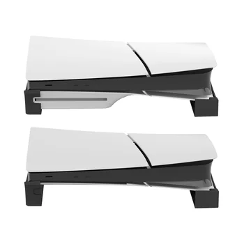 per PS5 Slim Stand Console di gioco Supporto orizzontale per 5 edizione Slim Supporto base Nero Bianco 1