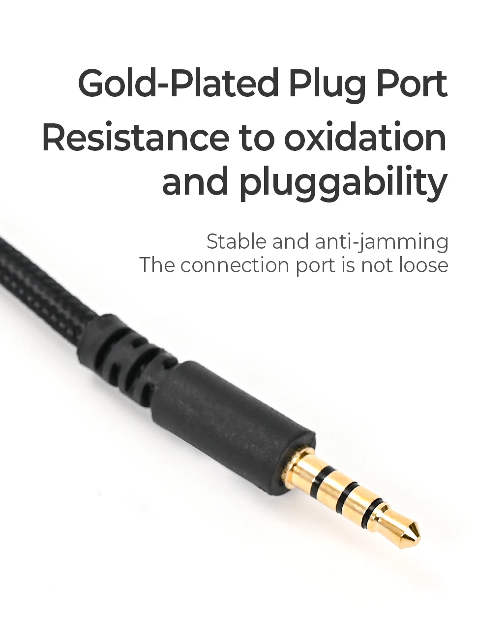 For Kingston HyperX Cloud Mix Alpha S Gaming Headsets Replacement Audio Headphone Cable 3.5mm Wires with Mic Volume Control