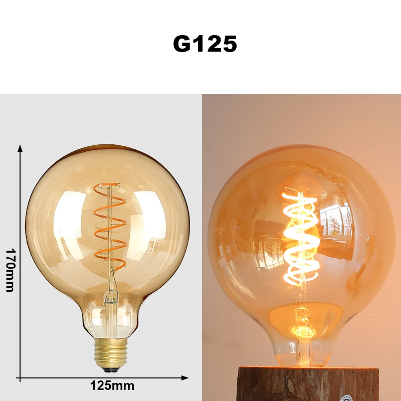 ตัวเลือกสินค้า หลอดไฟสไตล์ย้อนยุค Vintage Edison LED ตกแต่งบ้าน
