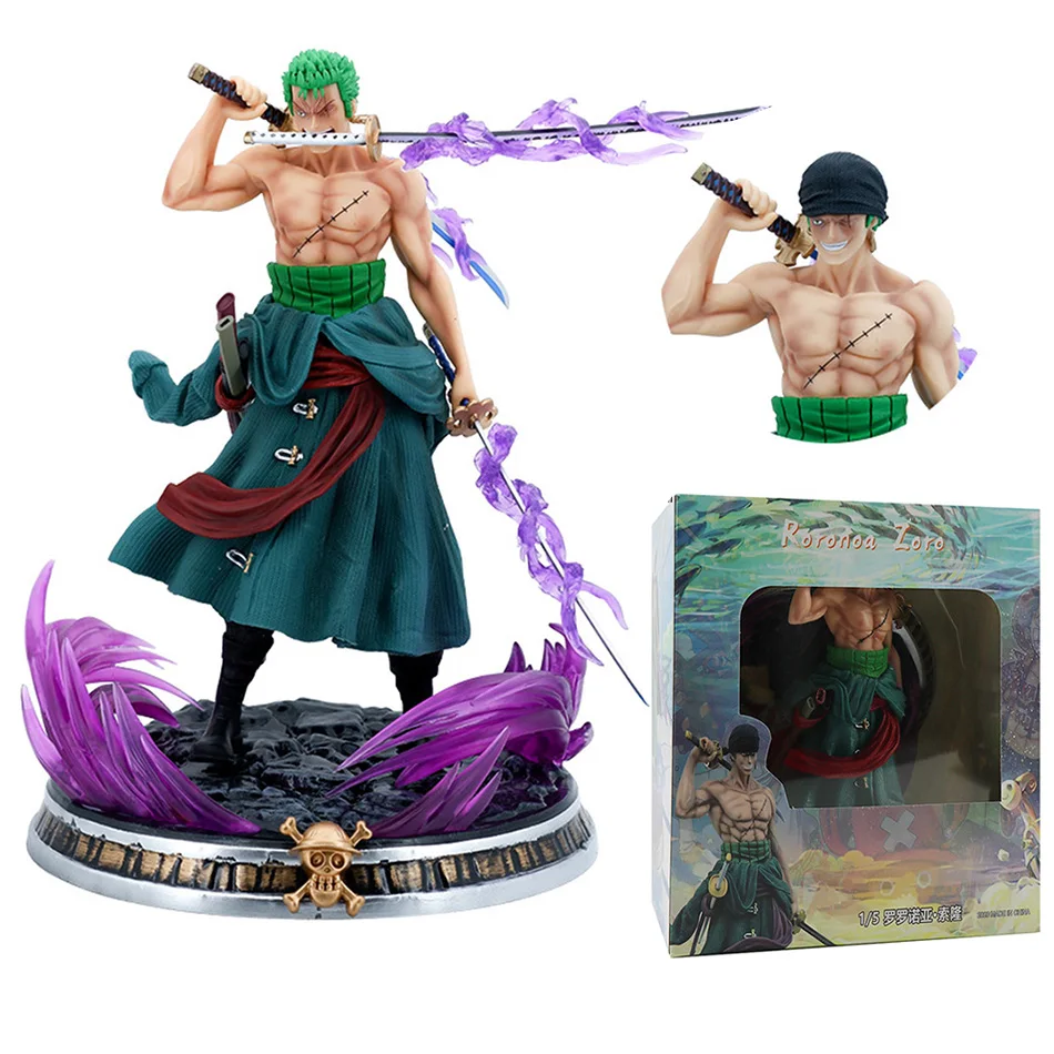 One Piece Figures - 21cm Roronoa Zoro Double Headed Fighting