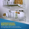 Garage Wall Shelf Two-Pack White or Hammertone | Three Size Options | Includes Bike Hooks | 500lb Weight Capacity 3