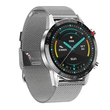 L13 relógio inteligente bluetooth chamada freqüência cardíaca pulseira inteligente esportes relógio suporta vários idiomas para android ios