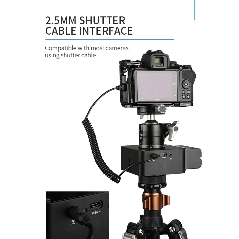 YC Onion Burger SE Panoramic Head Electric Tripod Head Motorized Time-lapse Video Stabilization APP Control Shooting Camera