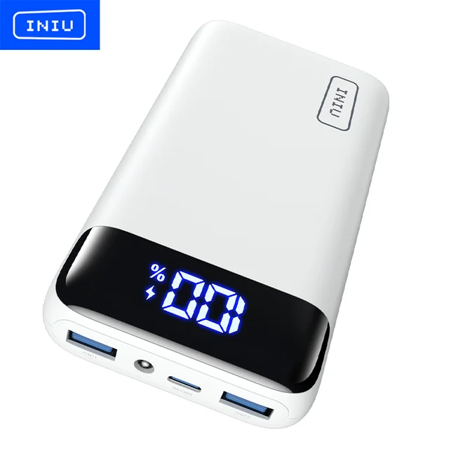 INIU Power Bank 20000mAh 22.5W Fast Charge USB C PD Portable External Battery Pack For iPhone 14 13 Pro Max Samsung iPad Airpods 1
