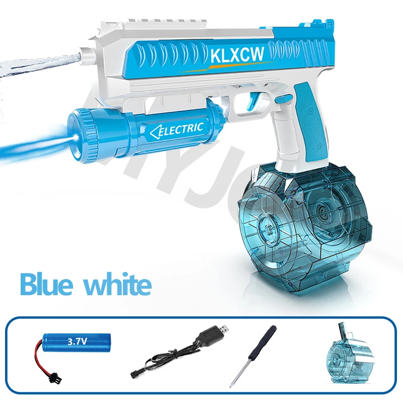 Children High Pressure Electric Water Gun Toys Summer Outdoor Beach Pool Garden Fight Games Kids Automatic Bursts Watergun Gifts 4