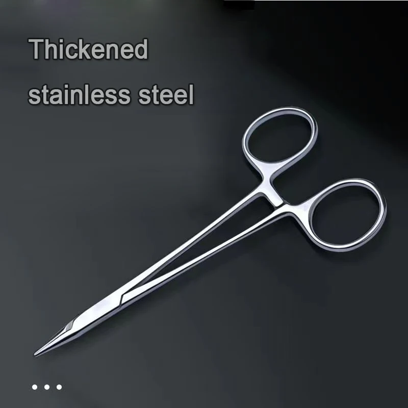 12.5/14/16/18cm Stainless Steel Surgical Handle Needle Clamp Suture Needle Holder Forceps farm Animal Veterinary Instruments 4