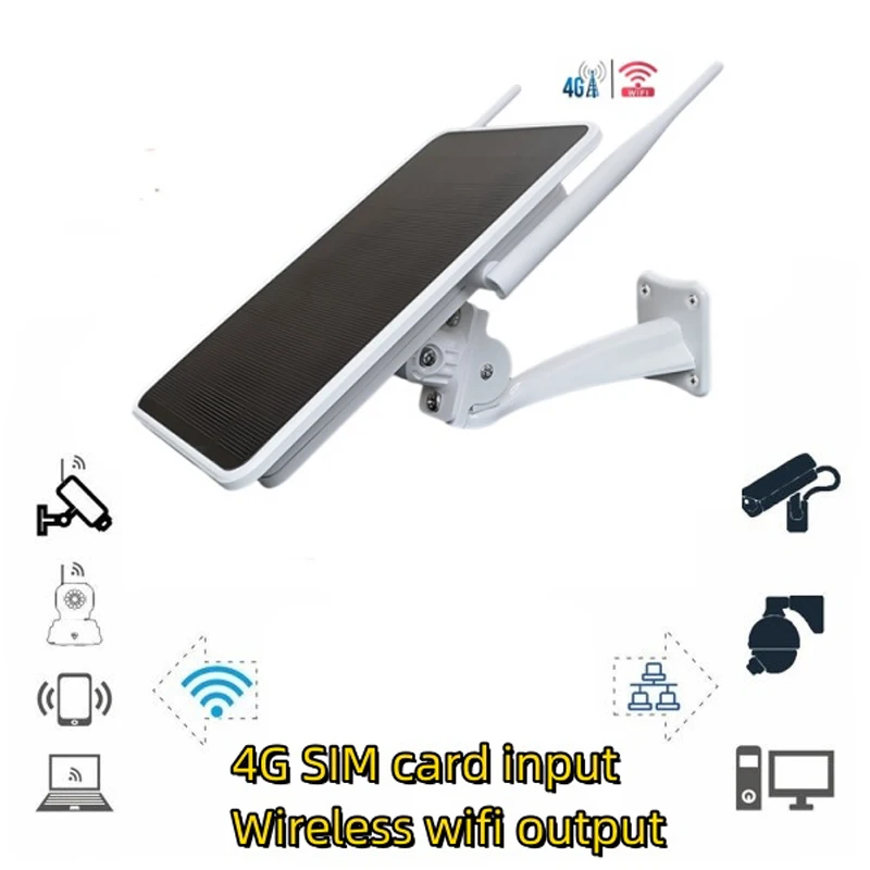 6 W 4G 태양광 라우터, 와이파이 리피터, 올인원 태양광 전원 4G 라우터, IP66 방수, 다른 지역 맞춤형