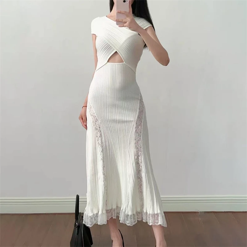 فستان دانتيل نسائي طويل احترافي