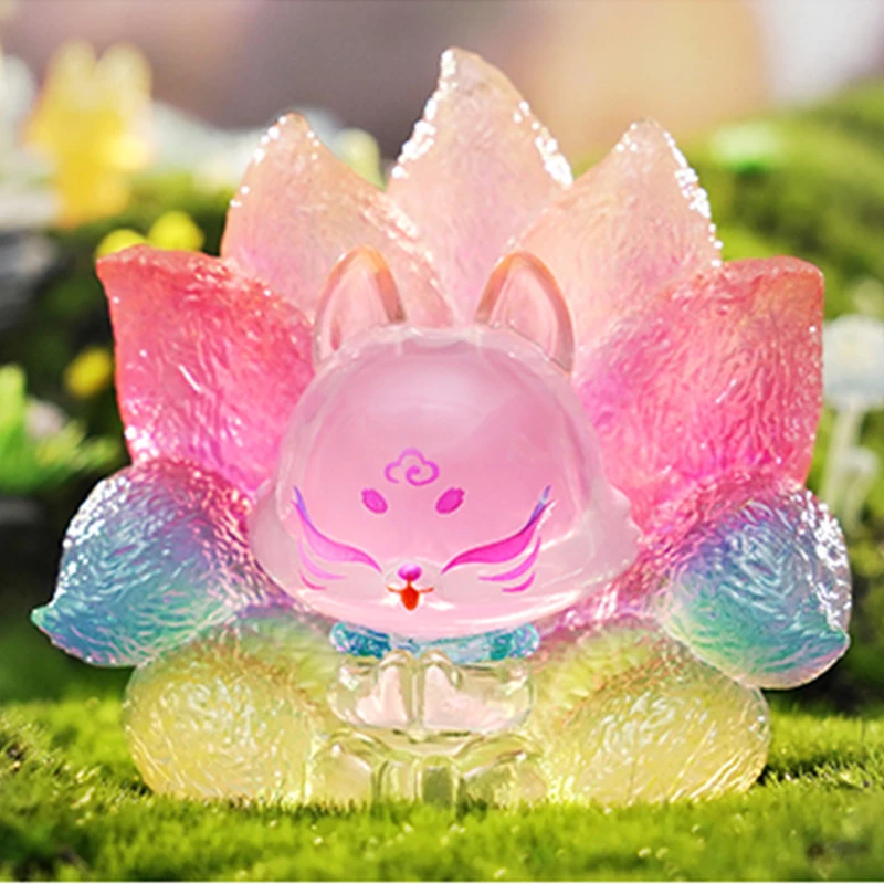 

The Second Generation of Ancient Nine Foxes Looking for Auspicious Fox Xiuxian Blind Box Guess Bag Toy Kawaii Model Mystery Box