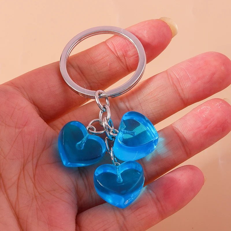 Llavero Corazón Con Strass Y Flecos - Rosa, Metal Y Piel Sintética, 15 Cm, Regalo Romántico