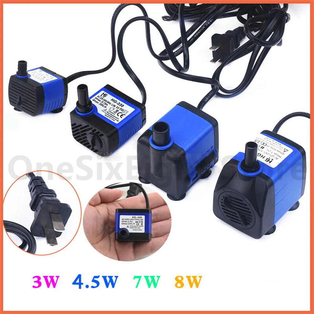 Petite pompe à eau SubSN pour aquarium, bassin à poissons précieux, puisard de fontaine de cascade Petite pompe à eau SubSN pour aquarium, bassin à poissons précieux, puisard de fontaine de cascade