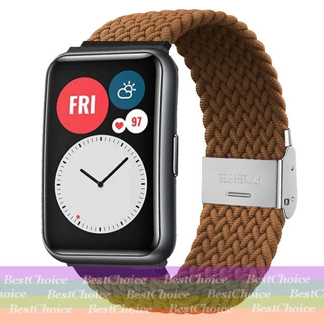 Nylon Braided Adjustable Watch Strap with Metal Connector