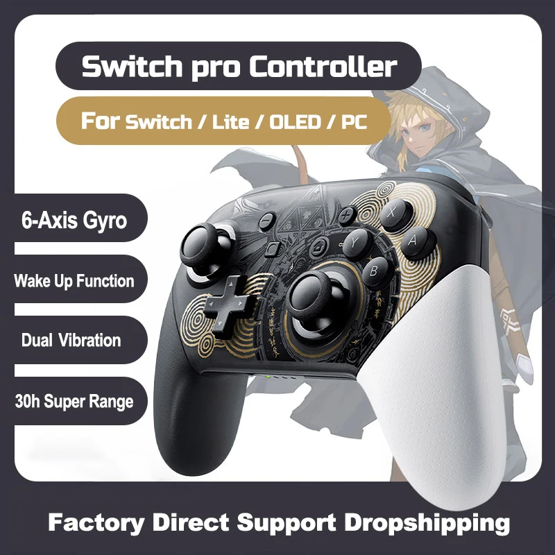 

Wireless Bluetooth Gamepad for Nintend Switch Pro Controller Limited Theme Joystick for PC and Switch Oled Lite Game Console