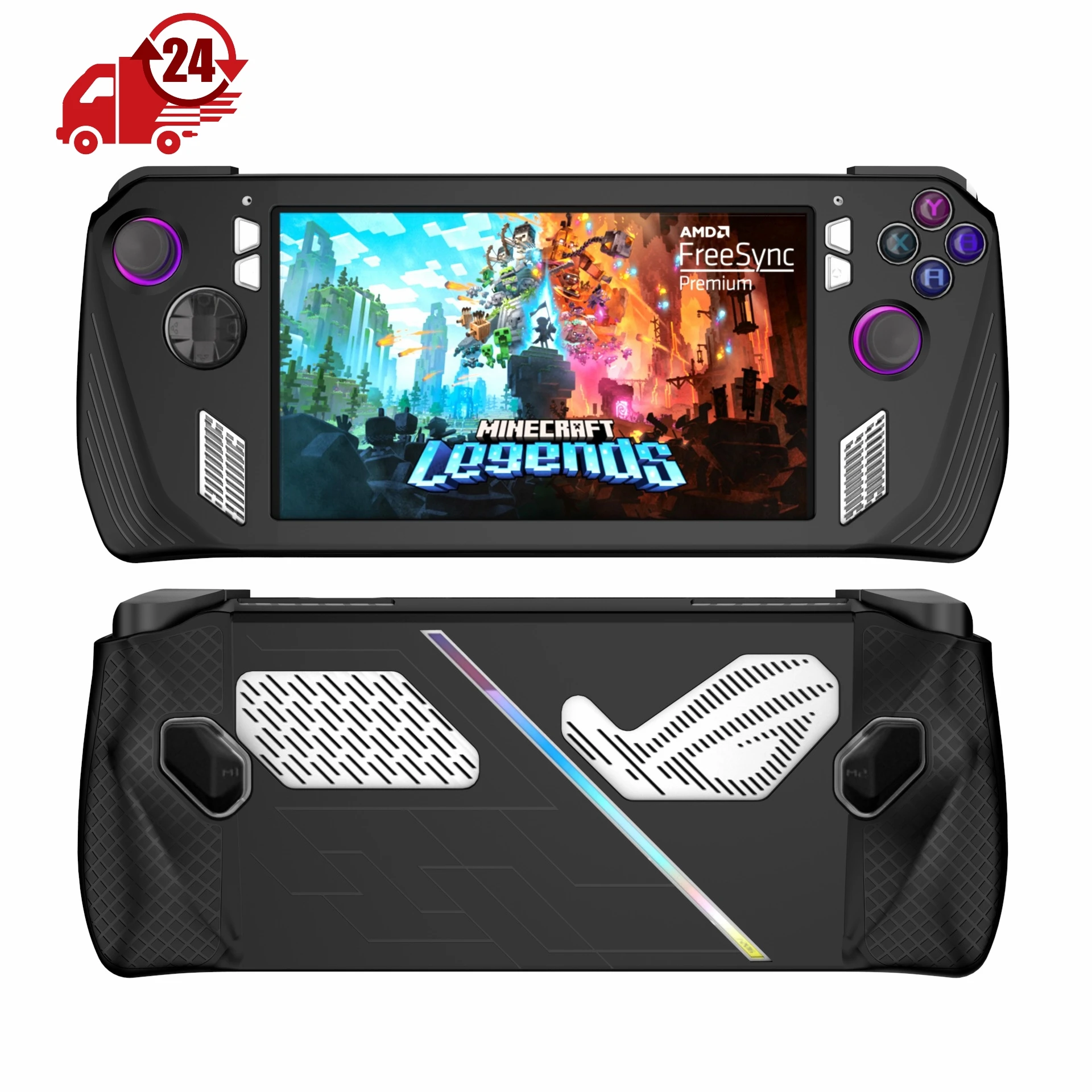 

Silicone Case for ASUS ROG Ally Gamings Handheld, Soft Silicone Protective Skin Sleeve for ROG Ally Game Console Silicone Cover