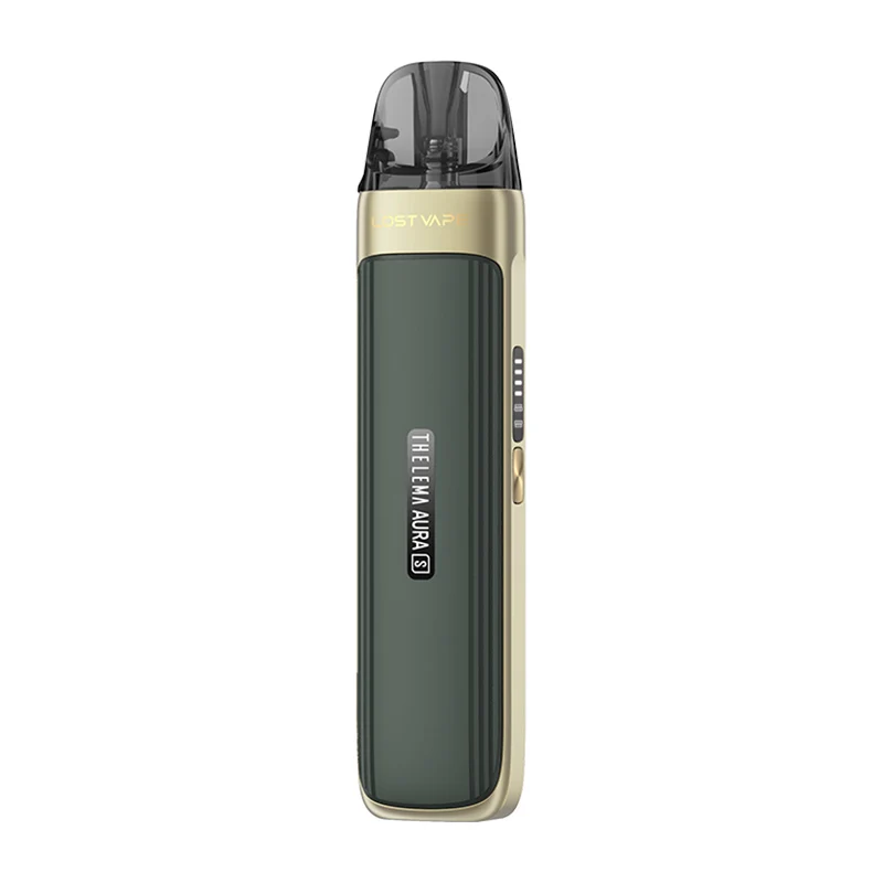 Original E Cigarette Lost Vape Thelema Aura S Kit 40W 1600mAh Battery with 3ml E Plus Cartridge V2 Top Fill 0.6ohm Vaper vape kit