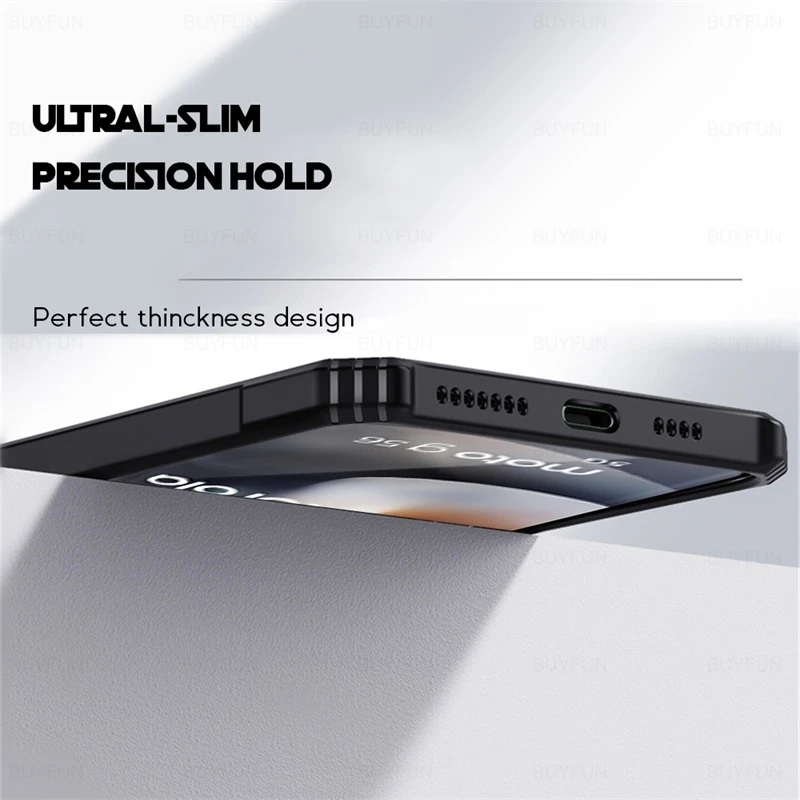 Crystal Clear Acrylic Protective Case with Magnetic Ring Stand and Rubber Armor