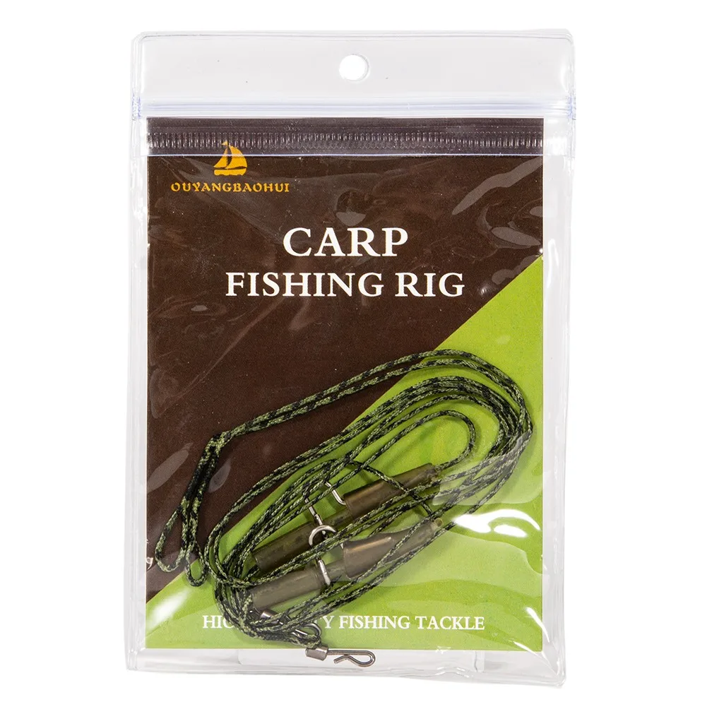 2Pcs 60cm Carp Fishing Leadcore Line Braided Lead Core Leader Line Fast Sinking Speed High