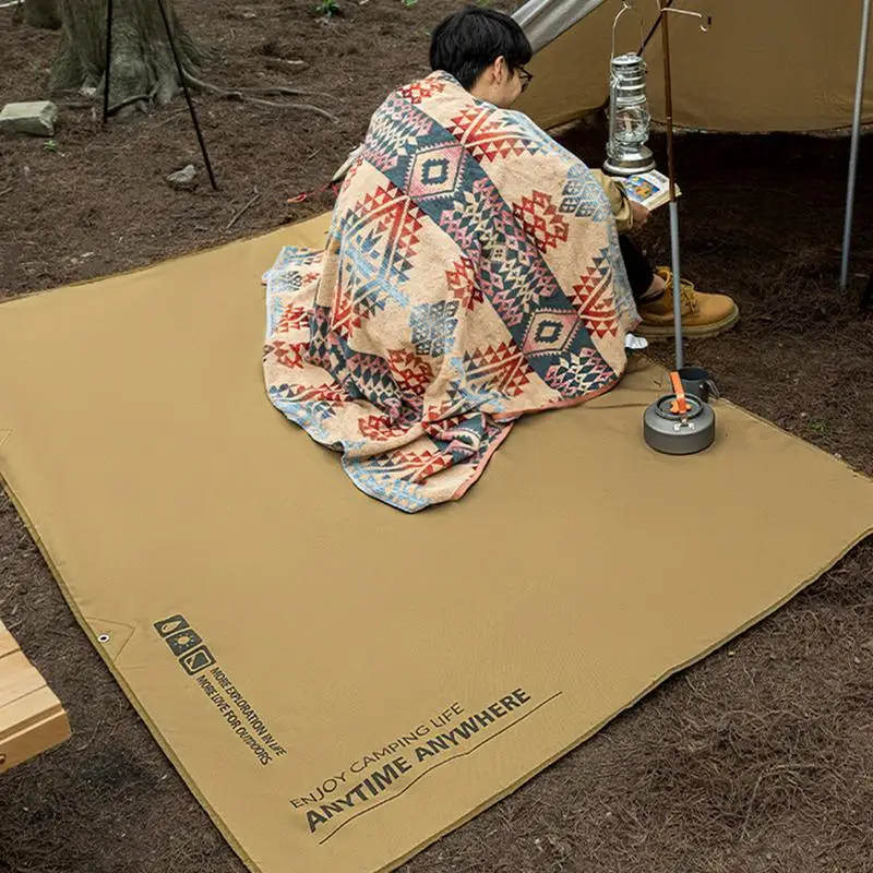 Impermeável Oxford Tent Mat para Camping, Resistente ao desgaste, Ultraleve Pegada, Cobertor de praia de piquenique, Tenda ao ar livre Tarp