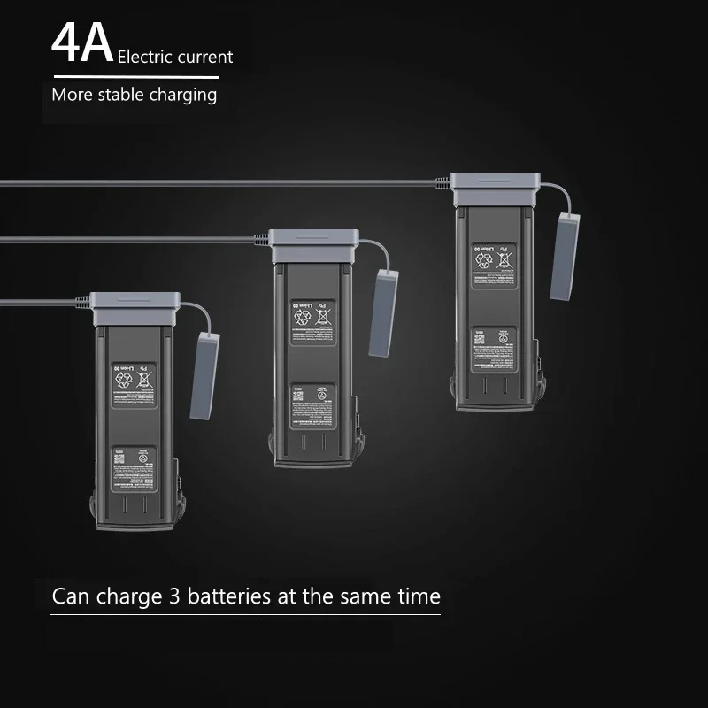 Drone Battery Charger 3-in-1 Aluminum Battery Charging Hub Charger for DJI Mavic 3 Smart Flight Battery Accessories
