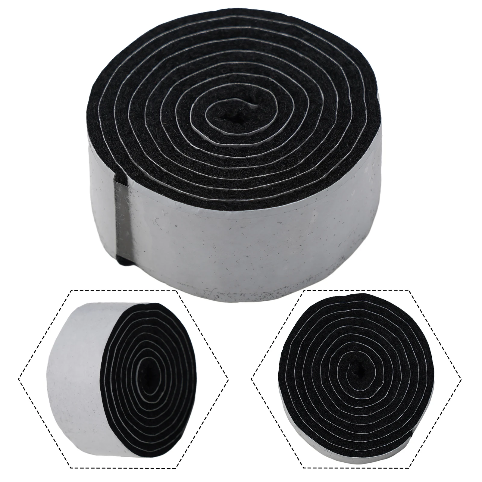 Self-Adhesive Heavy-Duty Furniture Felt Strip for Floor Protection, 1m Roll