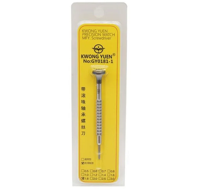 

Ball Bearing Watch Movement Screw Screwdriver 0.5 0.6 0.7 0.8 1.0 1.2 1.4 1.6 1.8 2.0 2.5 3.0mm T Shaped Anti Slip Blade W5051