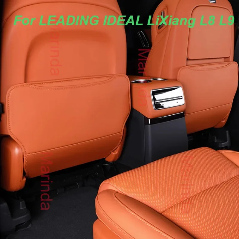 

Car Seats Anti-kick Mat for LEADING IDEAL LiXiang L8 L9 Second Row Anti-kick Pad Protector Backseat Cover Leather Accessories
