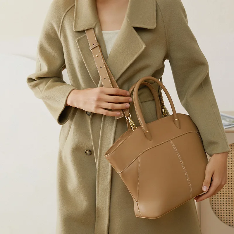

BAL-004 New High Quality Luxury Large Capacity Leather Handheld Women's One Shoulder Crossbody Bag, Free Shipping