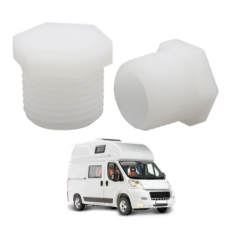 

Water Heater Drain Plugs 1 Inch Plastic Draining Stoppers Durable Screw Thread Head Plug Replacement J60F