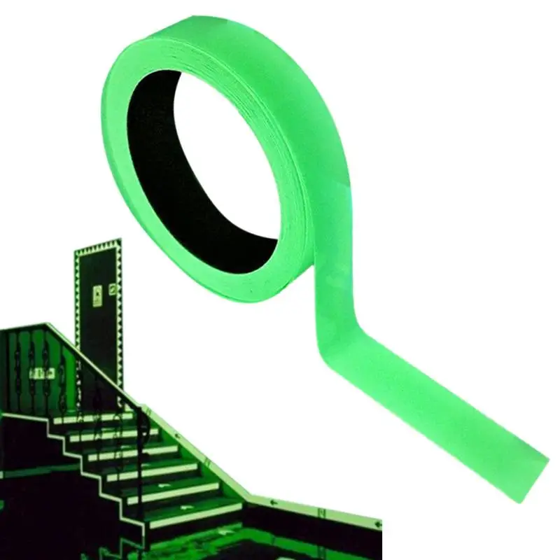 5m 2cm Luminous Tape Fluorescent Night Self-adhesive Glow In The Dark Stickers Tape Security Warning Tape Home Decoration