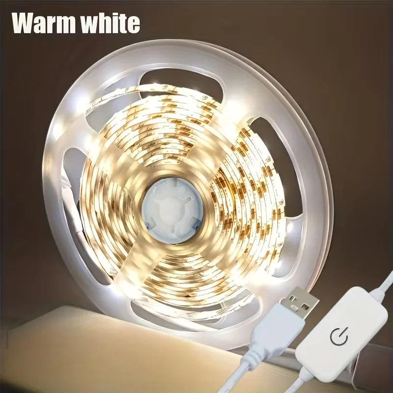 Versatile LED Light Strip with Touch Dimming and Flexible Design