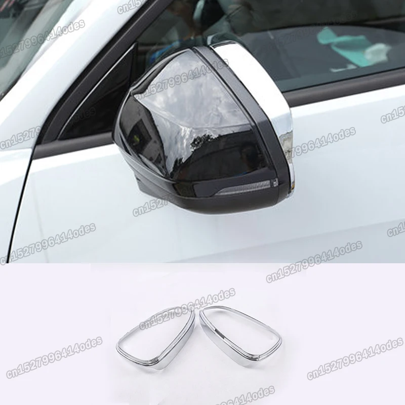 Abs Car Rearview Rain Shield Eyebrow Frame Trims For Chevrolet Orlando
