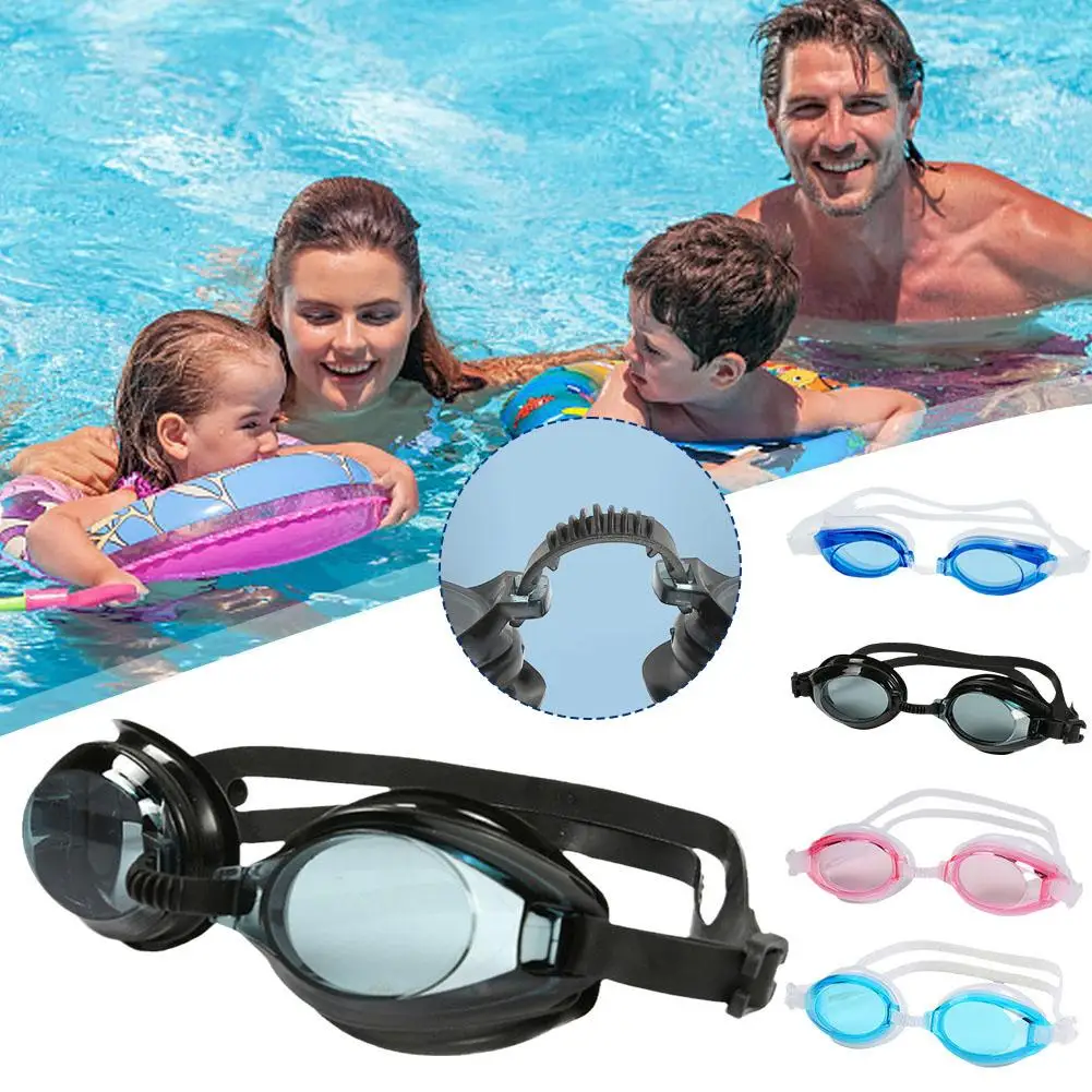 Anti-fog UV Protection Lens Men Women Waterproof Professional Swimming Adult Adjustable Goggles Silicone E3A8 3