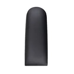Premium Leather Car Center Console Armrest Cover Latch Lid Protector Cap (Black)