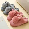 Pallene Warm Fuzzy Fluffy Slippers For Women 2024 Winter New Indoor Non-slip Plush Slides Indoor Soft Comfort Home Cotton Shoes 4