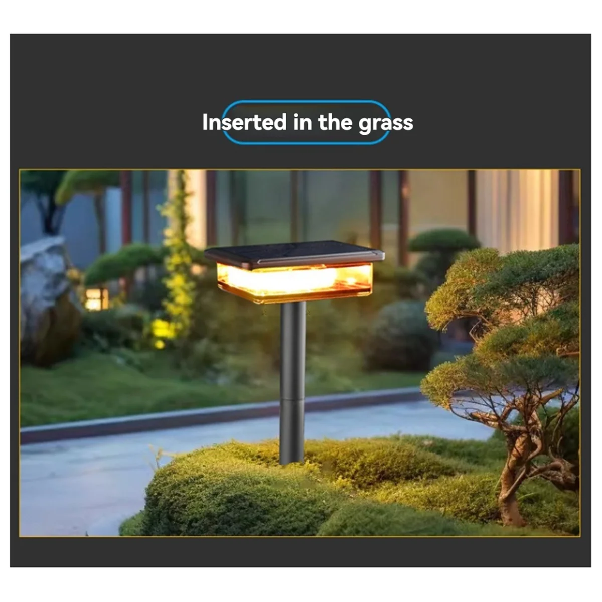 BAAU Solar Pathway Lights LED Solar Light Outdoor Lamp String Lights Outdoor Waterproof for Yard Walkway Garden Holiday Light