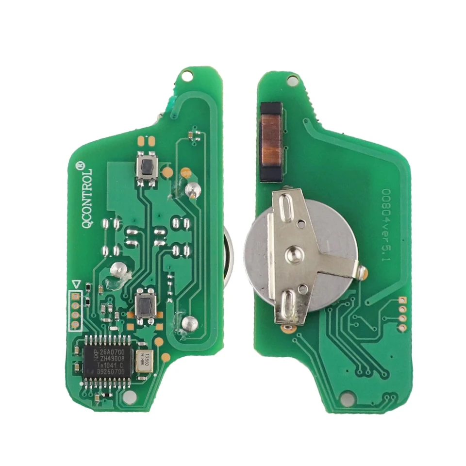 Custodia Telecomando Per Chiave Auto Citroen C2 C3 C4 C5 C6 C8 E Peugeot 107 207 307 308 407 607 - Guscio Con Lama HU83 (2 Pulsanti - Modello 0536 Con Supporto Batteria)