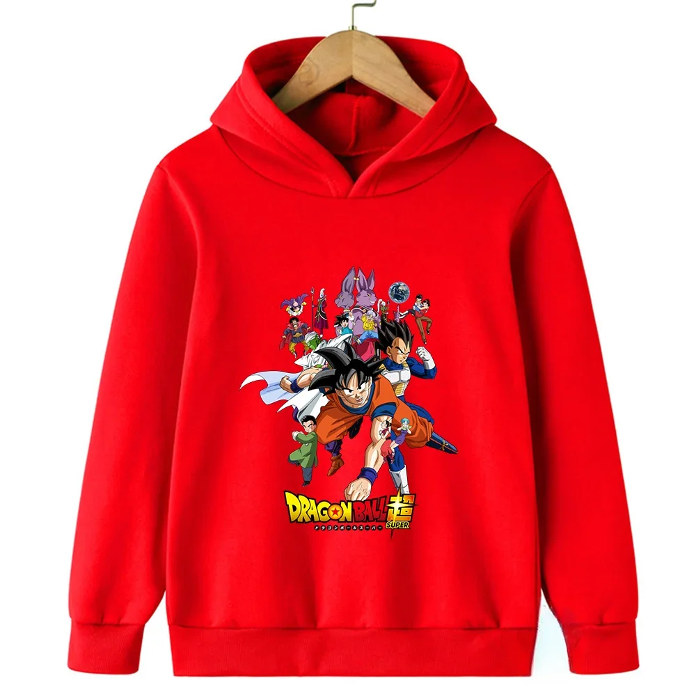 thumbnail image 1 of Sudadera con capucha deportiva para niños de Dragon Ball, de primavera y otoño, con estampado de Goku, informal, a la moda, para niño y niña, 1 of 5