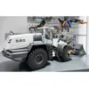 XDRC 580 1/14 Hydraulic RC Metal Wheeled Loader ST8 Remote Control Car Model with Sound Light Set Painted Assembled RC Toy 6