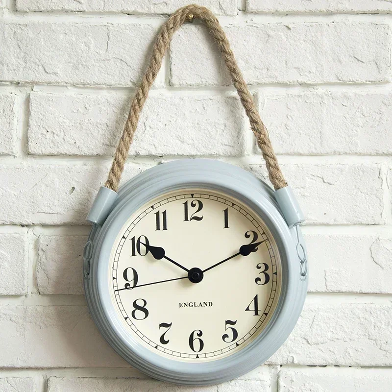 Metal Wall Clock Vintage Decor Home Living Room Wall Hanging Decoration Accessories Kitchen Room Decorative 3D Creative Clock wall clock
